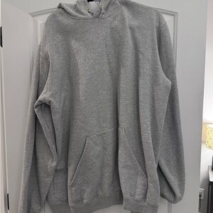 Gray Hoodie with Front Pocket